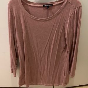 Cable and Gauge mauve shirt
